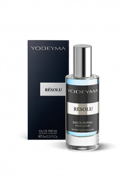 Yodeyma Résolu Apa de parfum pentru barbati, nuante de floare de portocal, ghimbir si salvie, 15ml [3]