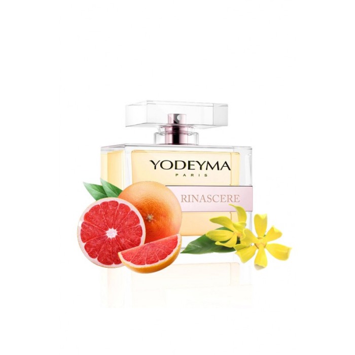 Yodeyma Rinascere Apa de parfum pentru femei, nuante de grapefruit, Ylang Ylang si mosc, 100ml [1]