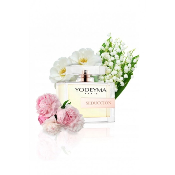 Yodeyma Seducción Apa de parfum pentru femei, nuante de peonie, lacramioara si mosc alb, 100ml [1]