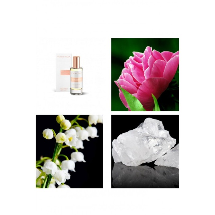 Yodeyma Seducción Apa de parfum pentru femei, nuante de peonie, lacramioara si mosc alb, 15ml [4]