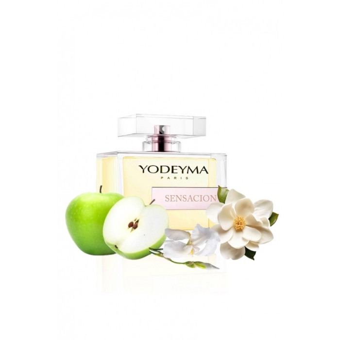 Yodeyma Sensación Apa de parfum pentru femei, nuante de mar verde, magnolia, iris alb, 100ml [1]