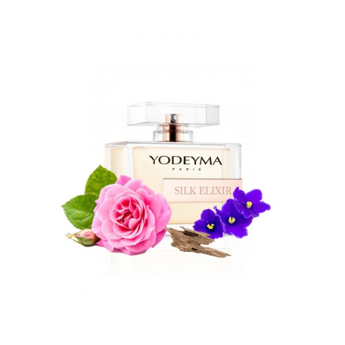 Yodeyma Silk Elixir Apa de parfum pentru femei, nuante de Saintpauli, Oud si trandafir de Damasc, 100ml [1]