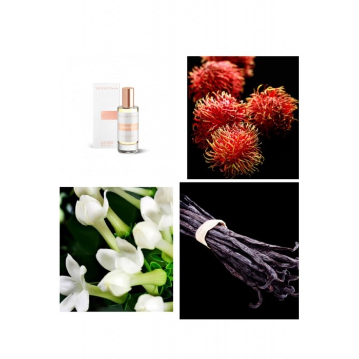 Yodeyma Sophisticate Apa de parfum pentru femei, nuante de licii, iasomie si vanilie, 15ml [4]