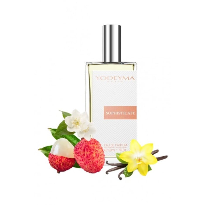 Yodeyma Sophisticate Apa de parfum pentru femei, nuante de licii, iasomie si vanilie, 50ml [1]