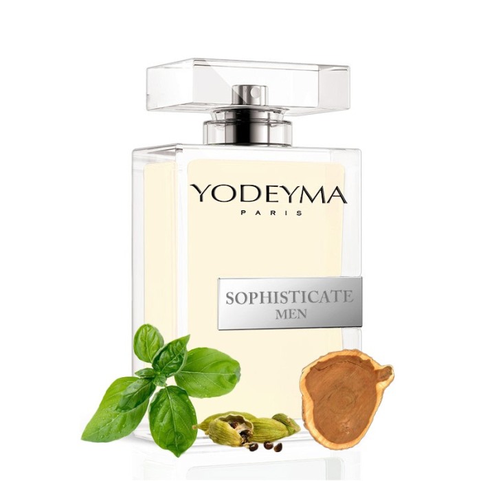 Yodeyma Sophisticate Men Apa de parfum pentru barbati, nuante de busuioc, cardamon si cedru, 100ml [1]