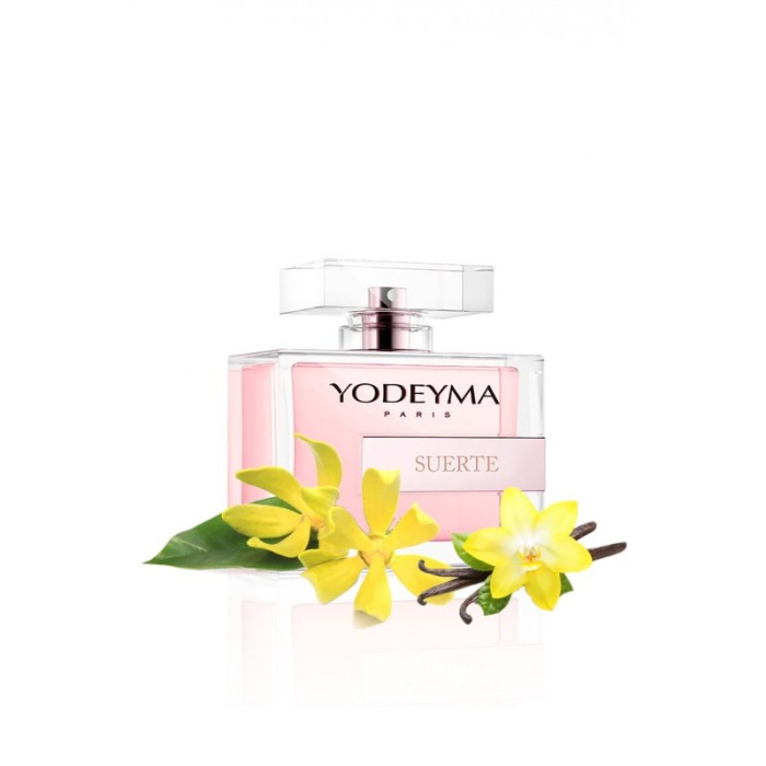 Yodeyma Suerte Apa de parfum pentru femei, nuante de Ylang Ylang, vanilie si mosc alb, 100ml [1]