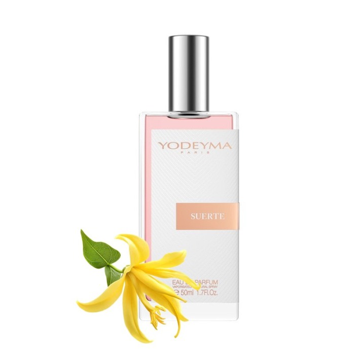Yodeyma Suerte Apa de parfum pentru femei, nuante de Ylang Ylang, vanilie si mosc alb, 50ml [5]