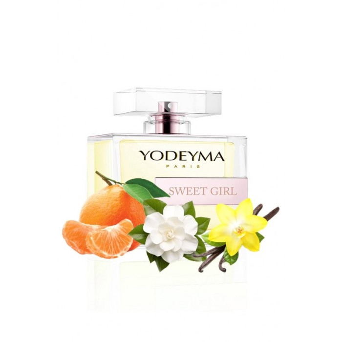 Yodeyma Sweet Girl Apa de parfum pentru femei, nuante de mandarina, gardenia si vanilie, 100ml [1]