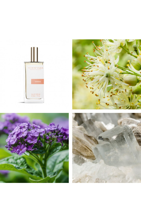 Yodeyma Tayda Apa de parfum pentru femei, nuante de flori de tei, Heliotrop si Ambroxan, este nota perfecta de feminitate moderna si rafinament subtil, 50ml [3]