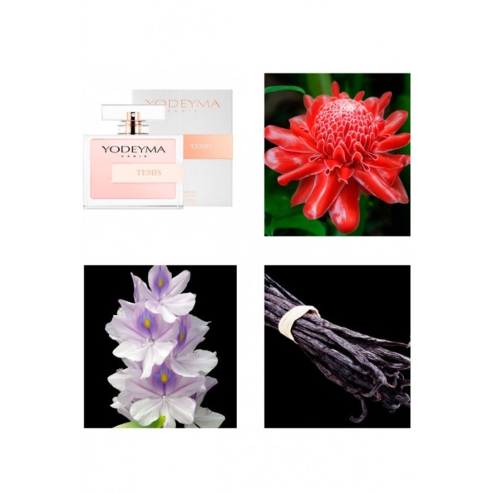 Yodeyma Temis Apa de parfum pentru femei, nuante de Floare de Ghimbir, Iasomie de apa si vanilie, 100ml [3]
