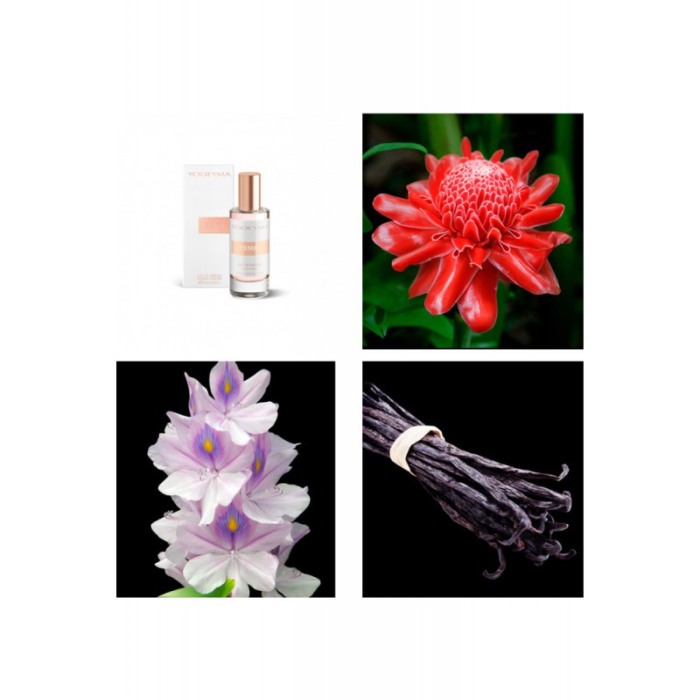 Yodeyma Temis Apa de parfum pentru femei, nuante de Floare de Ghimbir, Iasomie de apa si vanilie, 15ml [4]