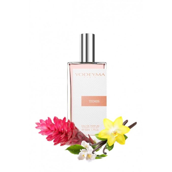 Yodeyma Temis Apa de parfum pentru femei, nuante de Floare de Ghimbir, Iasomie de apa si vanilie, 50ml [1]