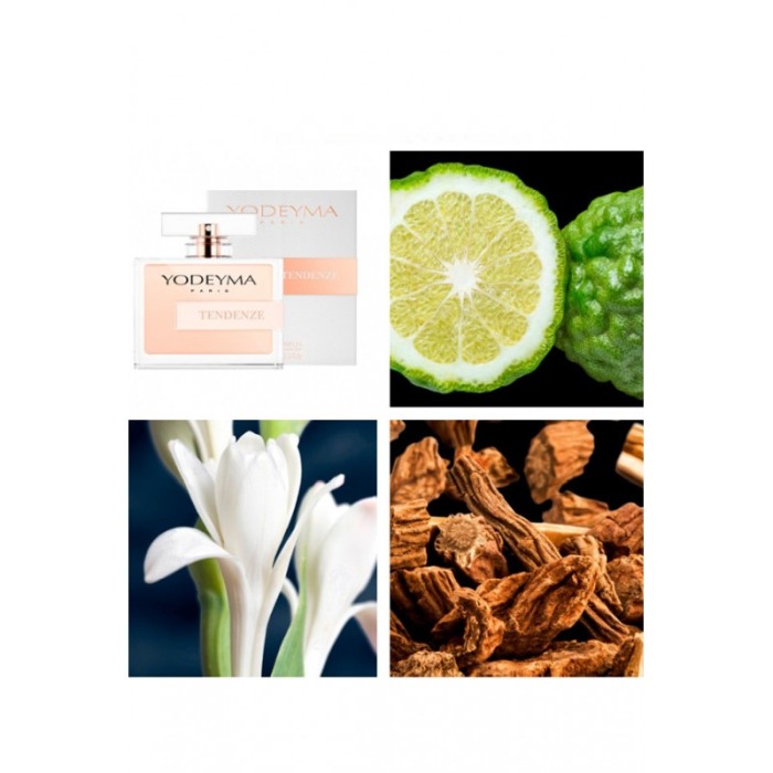 Yodeyma Tendenze Apa de parfum pentru femei, nuante de bergamota, tuberoza si pachuli, 100ml [4]