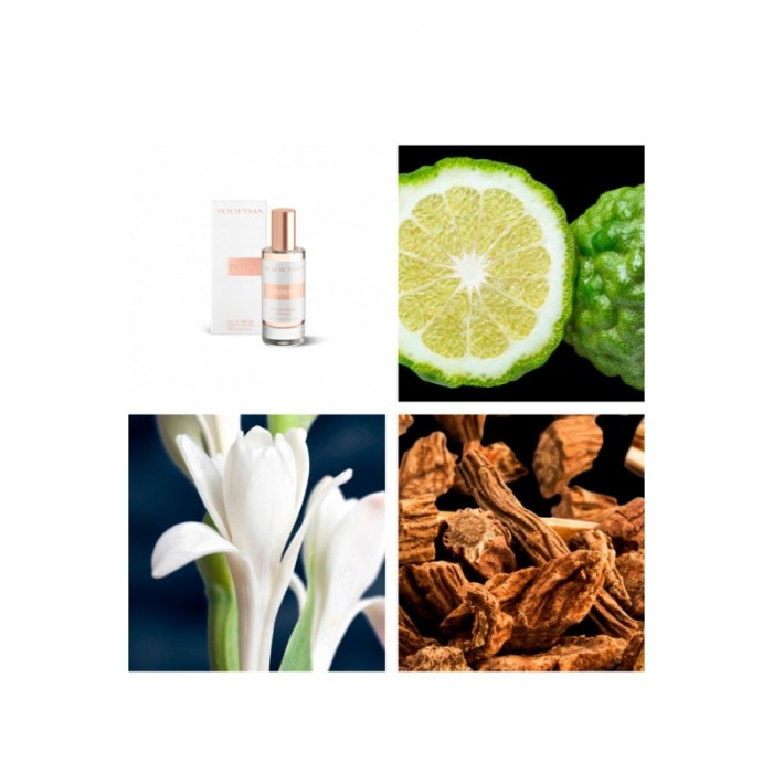 Yodeyma Tendenze Apa de parfum pentru femei, nuante de bergamota, tuberoza si pachuli, 15ml [4]