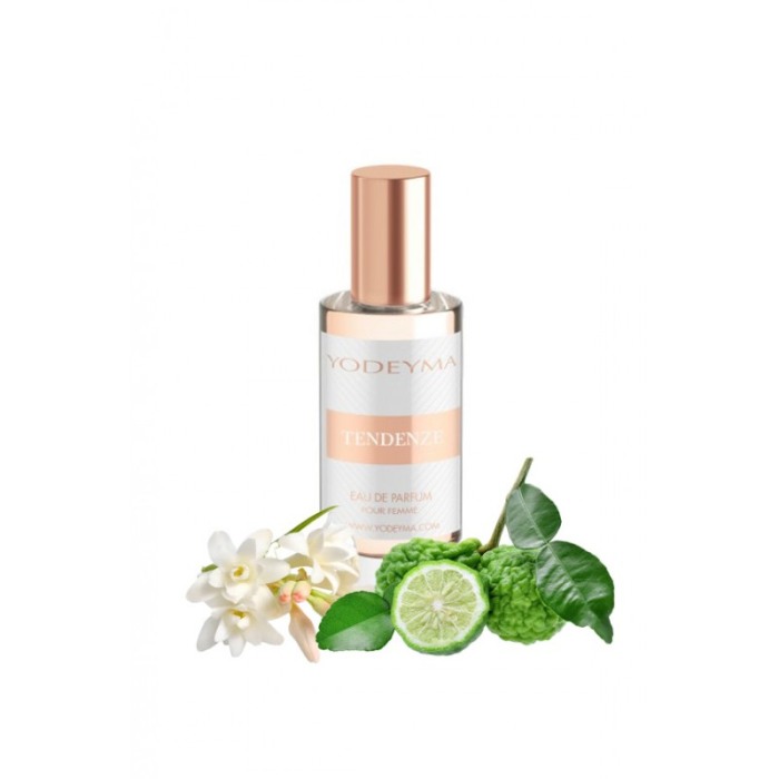 Yodeyma Tendenze Apa de parfum pentru femei, nuante de bergamota, tuberoza si pachuli, 15ml [1]