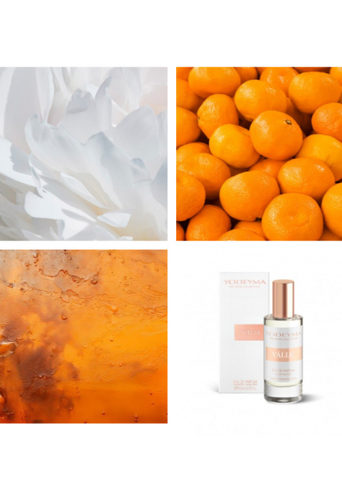 Yodeyma Valia Apa de parfum pentru femei, nuante de mandarin, flori de portocal si arbore de Akigalawood, 15ml [2]