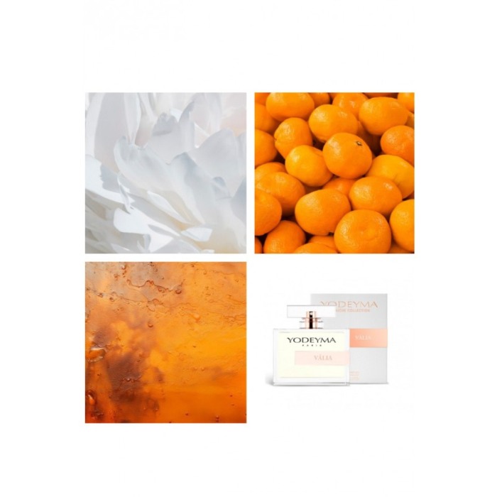Yodeyma Valia Apa de parfum pentru femei, nuante de mandarin, flori de portocal si arbore de Akigalawood, 100ml [4]