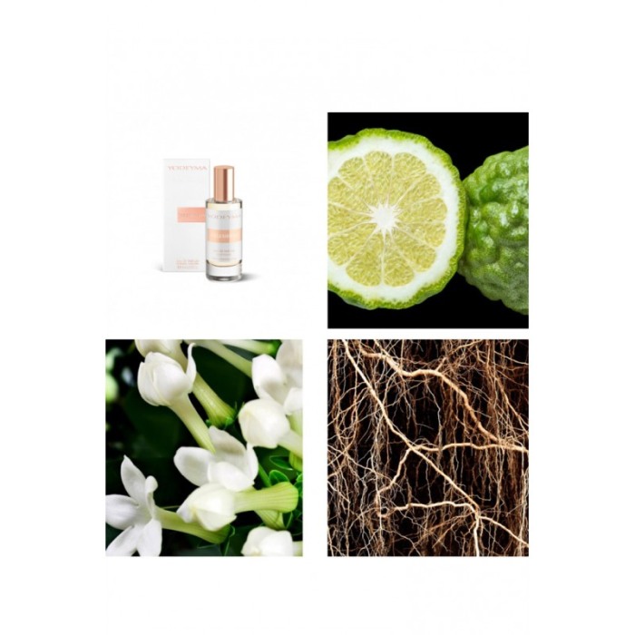 Yodeyma Velfashion Apa de parfum pentru femei, nuante de bergamota, iasomie si vetiver, 15ml [2]