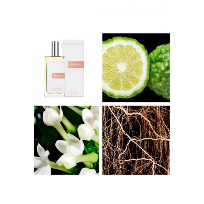 Yodeyma Velfashion Apa de parfum pentru femei, nuante de bergamota, iasomie si vetiver, 50ml [3]