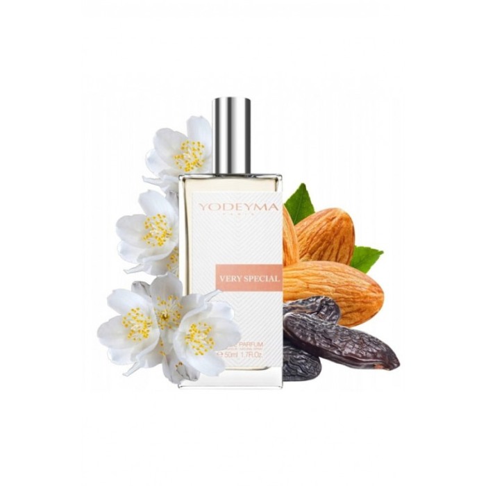 Yodeyma Very Special Apa de parfum pentru femei, nuante de migdale, iasomie si Haba Tonka, 50ml [3]