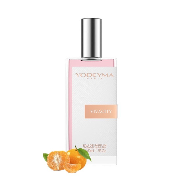 Yodeyma Vivacity Apa de parfum pentru femei, nuante de  mandarina, Trandafir de Grasse si Sándal, 50ml [2]