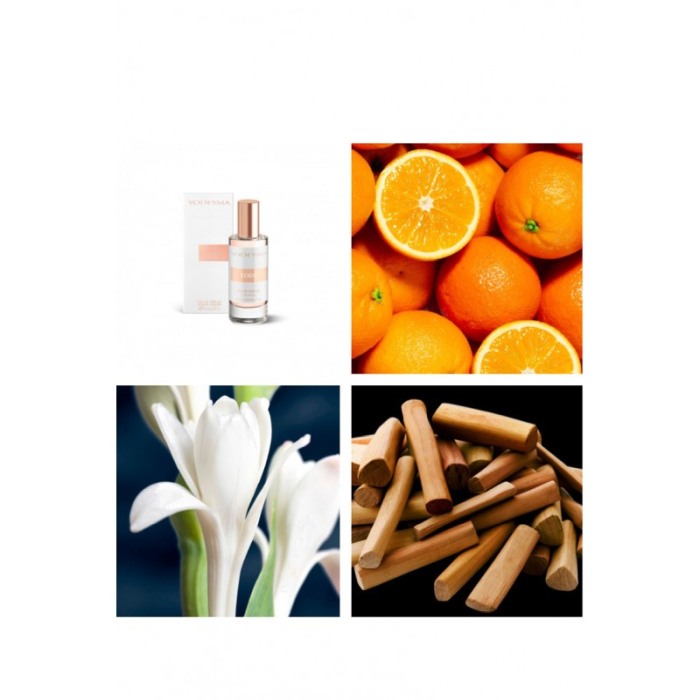 Yodeyma Yode Apa de parfum pentru femei, nuante de portocala, tuberoza si Sándal, 15ml [3]