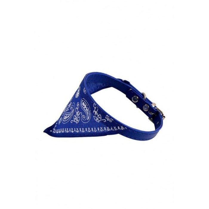 Zgarda cu bandana pentru caini de talie mica, confortabila,albastru,Doty [2]
