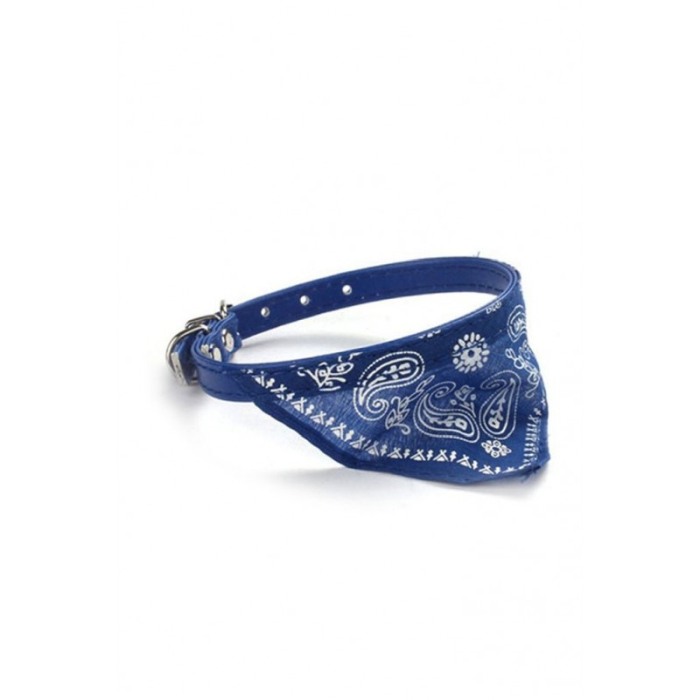 Zgarda cu bandana pentru caini de talie mica, confortabila,albastru,Doty [3]