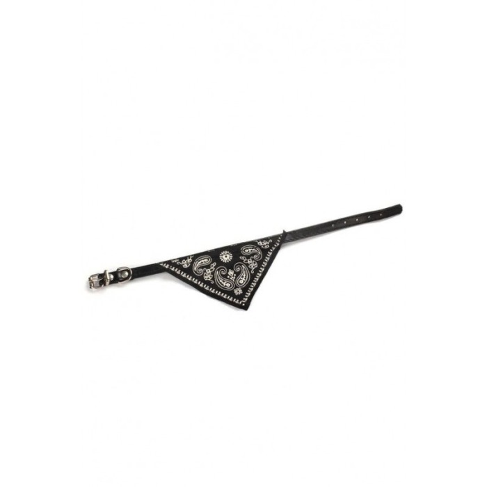 Zgarda cu bandana pentru caini de talie mica, confortabila,neagra,Doty [4]