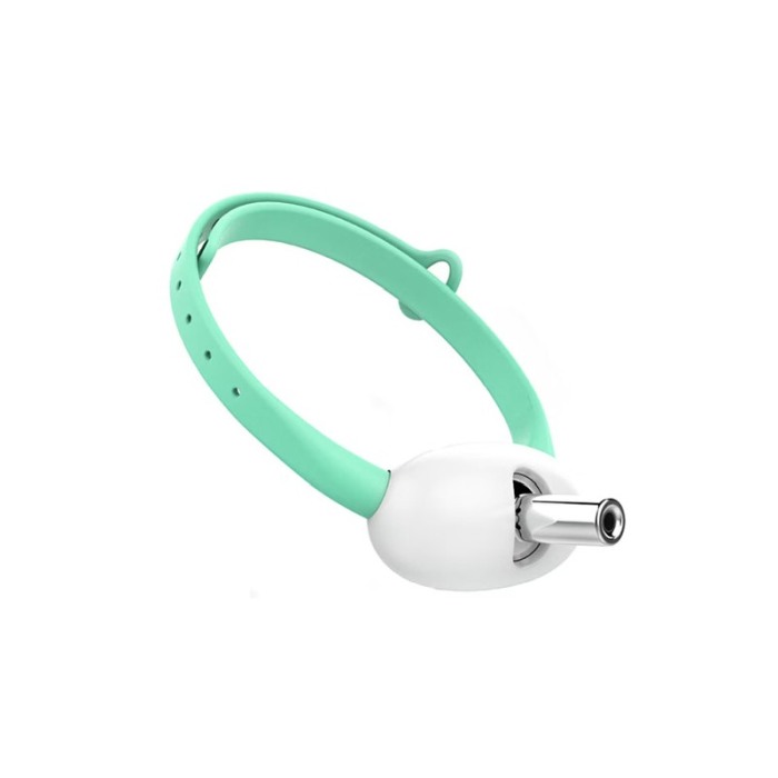 Zgarda interactiva pentru pisici SpyJoy Doty®, laser continuu sau intermitent, reglabila, USB, turcoaz [6]