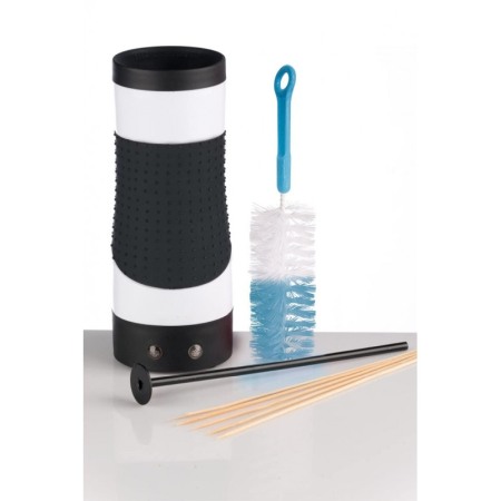 Aparat de preparat omleta Eggs Skewers, usor de utilizat si curatat, accesorii incluse, negru/alb [4]