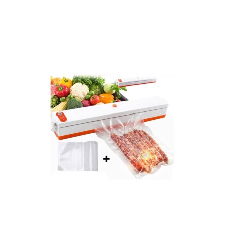 Aparat de vidat FreshAsNew, tip vacuum, pungi incluse,36 x 5 x 5 cm,alb/portocaliu,Doty [4]