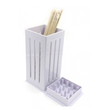 Aparat manual pentru portionat frigarui BBQTool Doty.ro®, usor de utilizat si curatat, 30 bete de bambus incluse, alb [2]