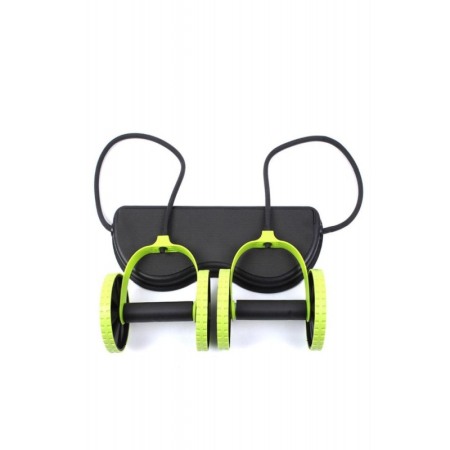 Aparat pentru fitness ElasticRopes, cu corzi si suport,modelarea corpului si intarirea muschilor,negru/verde [6]