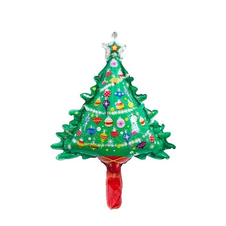 Balon Christmas Magic Tree, model pom de Craciun, 86x92 cm, multicolor [1]