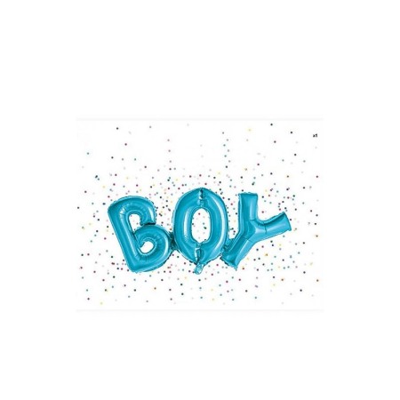 Balon litere Boy  dimensiune 90 x 35 cm , bleu, doty [2]