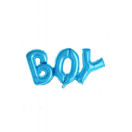 Camera copilului - Balon litere Boy  dimensiune 90 x 35 cm , bleu, doty