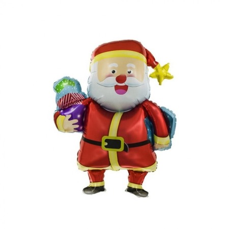 Balon Santa's Gifts, figurina Mos Craciun, 73x94 cm , multicolor [0]