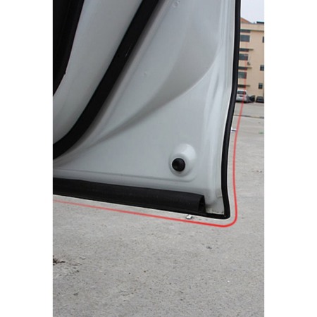 Banda de protectie pentru portiere auto LineDoorSafe Doty.ro®, cauciucata, neagra, 5 m [1]