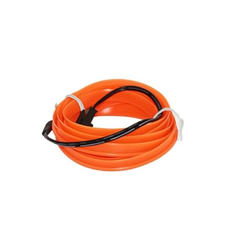 Banda led CarLight pentru masina, electroluminiscenta cu droser si mufa bricheta, 12V, lungime 3 m, portocaliu deschis, Doty®️ [1]
