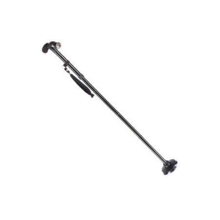 MULTI-TOOL - Baston StrongTrust telescopic de sprijincu pivoti stabilizatori, pliabil, si lanterna, negru, Doty