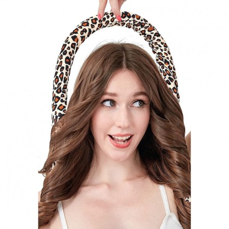 Bigudiu tip panglica RibbonCurl, accesorii incluse, usor de utilizat, 90 cm , print leopard, multicolor [3]