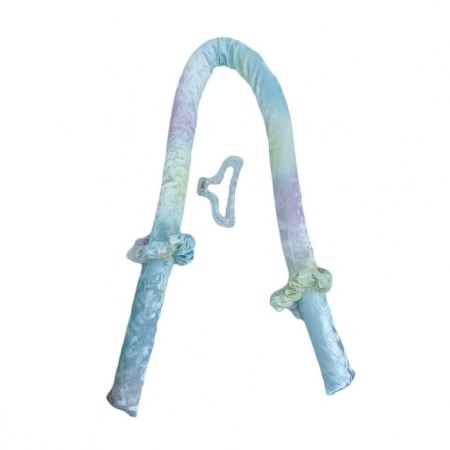 Bigudiu tip panglica RibbonCurl, model curcubeu, accesorii incluse, usor de utilizat, 90 cm , turcoaz/roz [2]