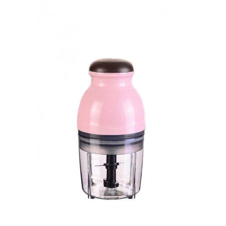 Blender Fast Chop, tip robot de bucatarie,taie,toaca, marunteste si amesteca,ergonomic si compact, 4 lame, roz,doty [1]