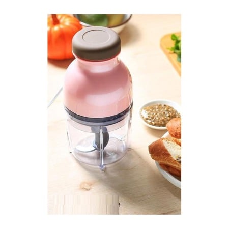 USTENSILE & ARTICOLE BUCATARIE - Blender Fast Chop, tip robot de bucatarie,taie,toaca, marunteste si amesteca,ergonomic si compact, 4 lame, roz,doty