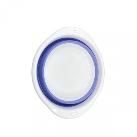 Bol pliabil LunchBowl pentru animalele de companie de talie mare,24x9 cm , alb/mov [2]