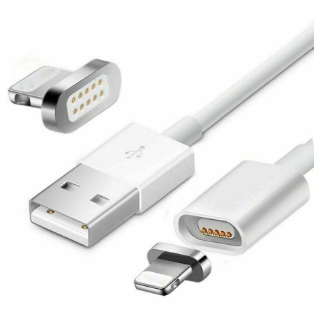 Cablu  incarcare cu USB,  lightning  , 1 m ,   Argintiu,Doty [5]