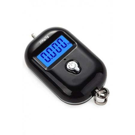 Cantar de mana, pentru bagaje,afisaj electronic, pana la 25 kg, portabil si practic,1 baterie inclusa, negru, doty [4]