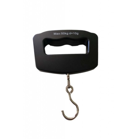 MULTI-TOOL - Cantar de mana, pentru bagaje,afisaj electronic, pana la 50 kg, portabil, 2 baterii incluse, negru, doty