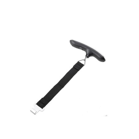 Cantar pentru bagaje PreciseWeight Doty®, digital cu afisaj LCD, Metal, Portabil, Carlig inclus, maxim 50 kg, argintiu [4]
